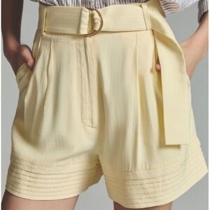 NWT Anthropologie Tilly shorts with belt